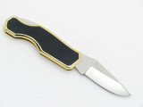 Vtg Hoffman Design M. Kawakami Seki Japan Gentleman Folding Pocket Knife Black