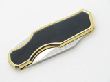 Vtg Hoffman Design M. Kawakami Seki Japan Gentleman Folding Pocket Knife Black