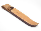 Vtg Buck Custom 120 S Stag General Natural Leather Fixed Blade Knife Sheath