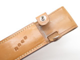 Vtg Buck Custom 120 S Stag General Natural Leather Fixed Blade Knife Sheath