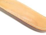 Vintage Buck Custom 120 S Stag General Natural Leather Fixed Blade Knife Sheath Used
