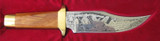 Custom USA Leather Fixed Blade Knife Sheath for Schrade Colt Smith Wesson Bowie