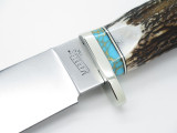 Custom RRR Leroy Remer Marbles Trailmaker Elk Stag Limited Fixed Bowie Knife
