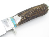 Custom RRR Leroy Remer Marbles Trailmaker Elk Stag Limited Fixed Bowie Knife