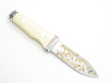 Vtg 1977 AG Russell Sting I Special Edition Oak Leaf 6.5 Small Dagger Boot Knife