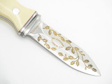 Vtg 1977 AG Russell Sting I Special Edition Oak Leaf 6.5 Small Dagger Boot Knife