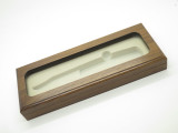 Buck Glass Top Walnut Wood Display Case for Buck 110 111 Folding Hunter Knife