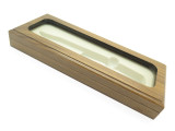 Buck Glass Top Walnut Wood Display Case for Buck 110 111 Folding Hunter Knife