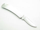 Vtg Olympics Buck Script 507 525 Gent Stainless Lockback Folding Pocket Knife