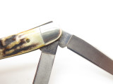 Vtg Case XX 1980 75th Anniversary 5318 HP Stag Tockman Folding Pocket Knife