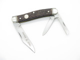 Vtg 1970s Boker USA Tree Brand 8313 3 Blade Whittler Folding Pocket Knife