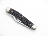 Vtg 1970s Boker USA Tree Brand 8313 3 Blade Whittler Folding Pocket Knife