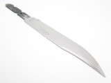Vtg 1992 Red Ryder USA Unfinished Fixed Blade Bowie Knife Making Blank Part