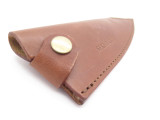 Seki Cut Deba 5.5" Blade Leather Fixed Knife Sheath Kitchen Sushi Blade Guard