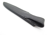 Mcusta Seki Japan Slim Fixed 3.5" Blade Custom Black Leather Sheath