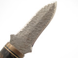 Vtg United UC740 Flinthorn Seki Japan Chip Flint Buffalo Horn Fixed Dagger Knife