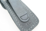 Buck 110 BCCI 30th Black Distressed Leather Folding Hunter Knife Sheath Pouch
