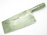 Sharp! Vtg Chinese Kitchen Cutlery 8.5" Meat Vegetable Cleaver Butcher Knife