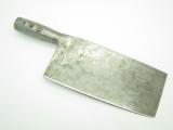 Sharp! Vtg Chinese Kitchen Cutlery 8.5" Meat Vegetable Cleaver Butcher Knife