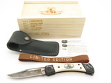 BCCI 30th Anniversary Buck 110 Folding Hunter Knife Signed CJ Lori Yellowhorse++