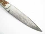 Dean Oliver 1095 HC Handmade USA Elk Stag Mountain Man Fixed Blade Hunting Knife