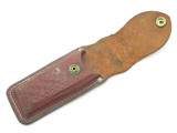 Vtg Case XX 6265 5265 Basketweave Leather Folding Hunter Knife Sheath