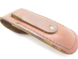 Vtg Klein Tools 5186 Leather Folding Hunter Lockback Knife Sheath