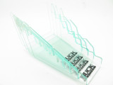 Lot of 4 Used Buck Acrylic Tier Knife Counter Stand Fixed Blade Folding Display