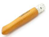 Vtg Opinel France No. 10 A Main Couronnee Lock Wood Handle Folding Pocket Knife