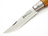 Vtg Opinel France No. 4 A Main Couronnee Wood Handle Folding Pocket Knife
