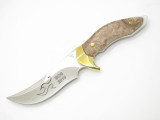 Buck Custom Limited Paul Bos 408 Kalinga Pro S30V Burlwood Fixed Hunting Knife