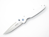 Mcusta Seki Japan Basic White Corian VG-10 Linerlock Folding Pocket Knife