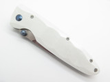 Mcusta Seki Japan Basic White Corian VG-10 Linerlock Folding Pocket Knife