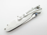 Mcusta Seki Japan Basic White Corian VG-10 Linerlock Folding Pocket Knife