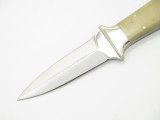 Vtg Khyber Ka-bar 2751 Seki Japan Aged Micarta Dagger Fixed Blade Knife & Sheath