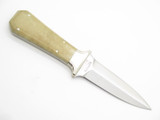 Vtg Khyber Ka-bar 2751 Seki Japan Aged Micarta Dagger Fixed Blade Knife & Sheath