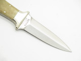 Vtg Khyber Ka-bar 2751 Seki Japan Aged Micarta Dagger Fixed Blade Knife & Sheath