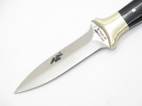 Vtg Parker American Blade Seki Japan Fukuta AUS-6 Buffalo Horn Dagger Boot Knife
