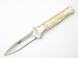 Vtg Parker American Blade Seki Japan Fukuta AUS-6A Bone Fixed Dagger Boot Knife