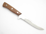 Vtg NOS Hattori Seki Japan Custom 10" Fixed Blade Hunting Knife Brown Sheath