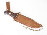 Vtg '60s Western Bowie USA W49 Fixed Blade Survival Knife 2nd Variation Vietnam