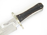 Vtg IXL Geo Wostenholm & Son California Knife Stag Fixed Blade Bowie & Sheath