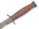 Vtg Seki Japan Parker USM3 WWII Marines Fixed Blade Fighting Knife M8A1 Scabbard