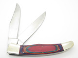 Vtg Jumbo Chief Buffalo Nickel Pakistan 8" Giant Wood Folding Hunter Knife