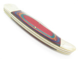 Vtg Jumbo Chief Buffalo Nickel Pakistan 8" Giant Wood Folding Hunter Knife