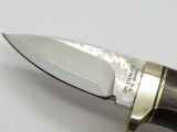 IC.Cut IC-600G Hiro Seki Japan VG-10 San Mai Damascus Fixed Blade Hunting Knife