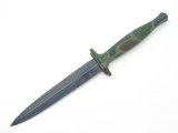 Vtg Fukuta Camo Seki Japan AUS-6A Fairbairn Sykes Commando Combat Dagger Knife
