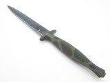Vtg Fukuta Camo Seki Japan AUS-6A Fairbairn Sykes Commando Combat Dagger Knife