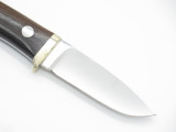 Vtg G. Sakai Custom Seki Japan ATS-34 Fixed Blade Hunting Knife With Sheath
