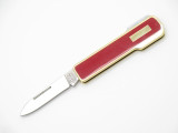 Kai Cut Seki Japan Small Red Gentleman Folding Lockback Pocket Knife *blem